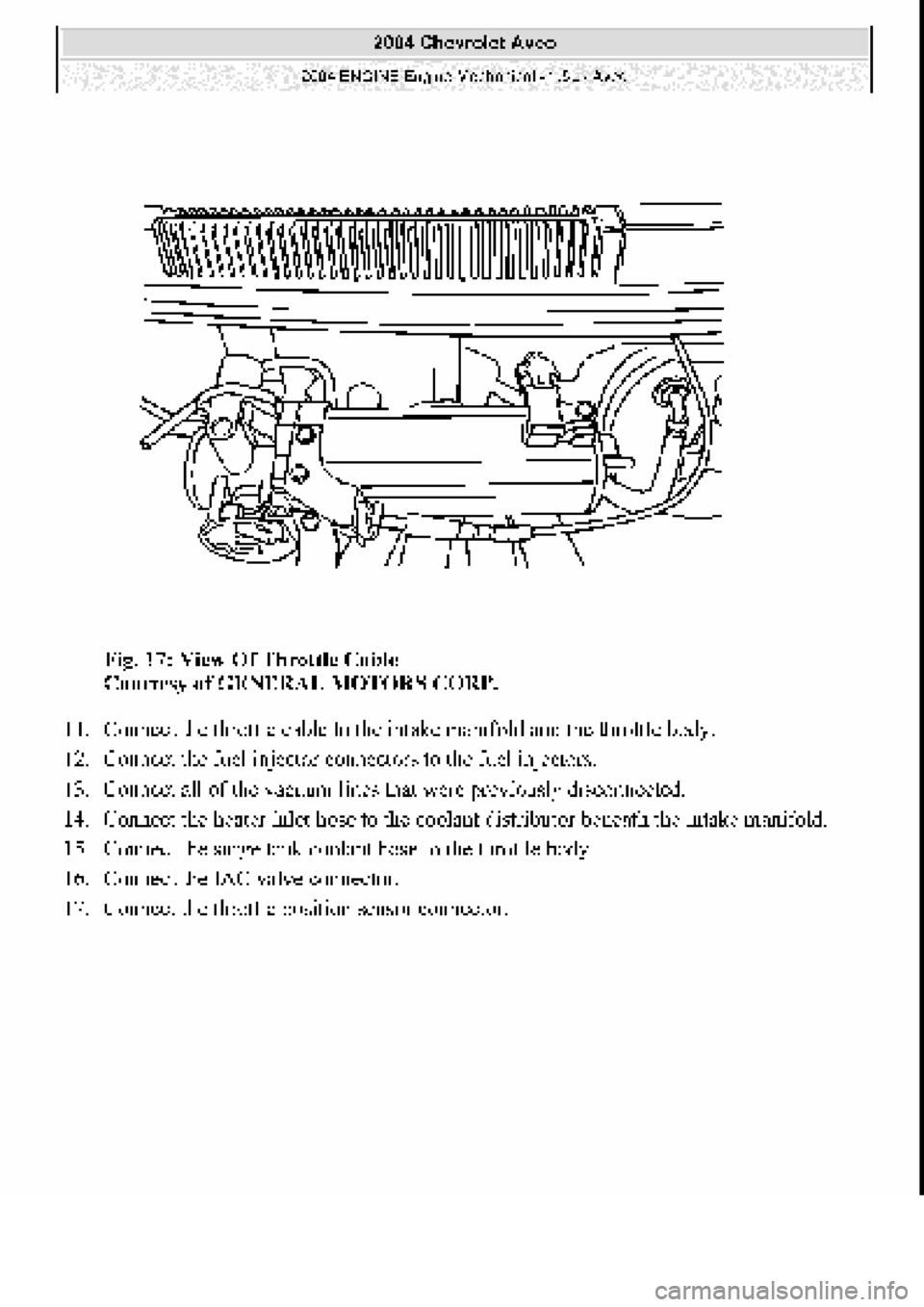 CHEVROLET AVEO 2002 Service Repair Manual CHEVROLET AVEO 2002 Service Repair Manual