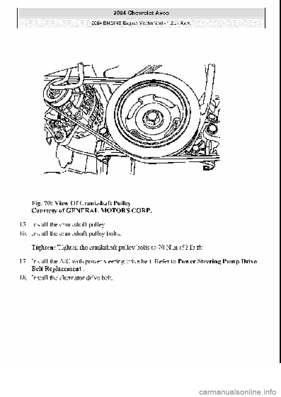 CHEVROLET AVEO 2002 Service Manual Online CHEVROLET AVEO 2002 Service Manual Online