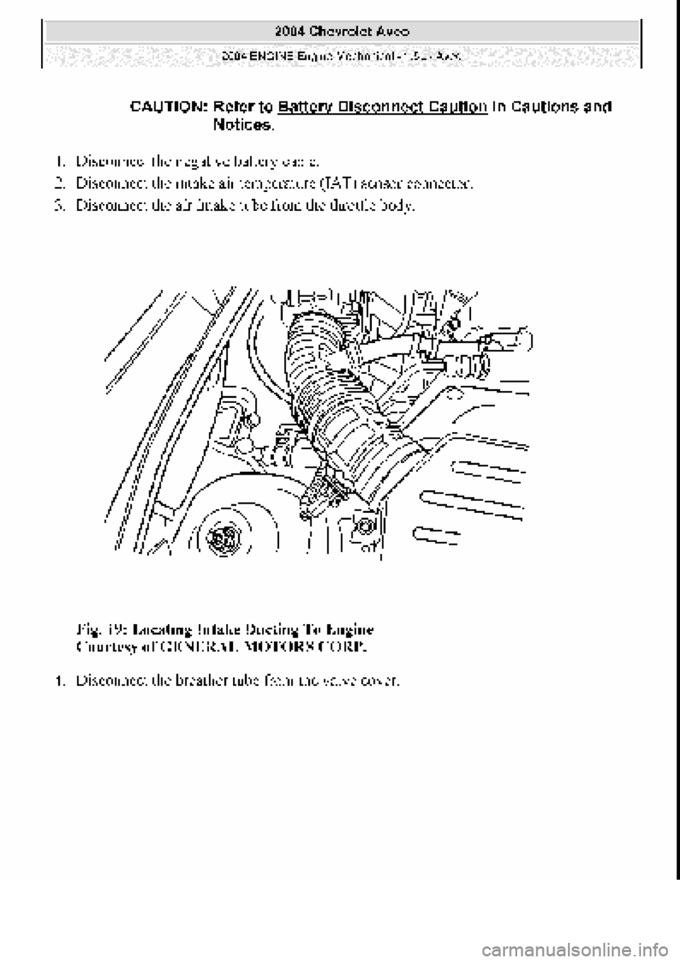 CHEVROLET AVEO 2002 Service Repair Manual CHEVROLET AVEO 2002 Service Repair Manual