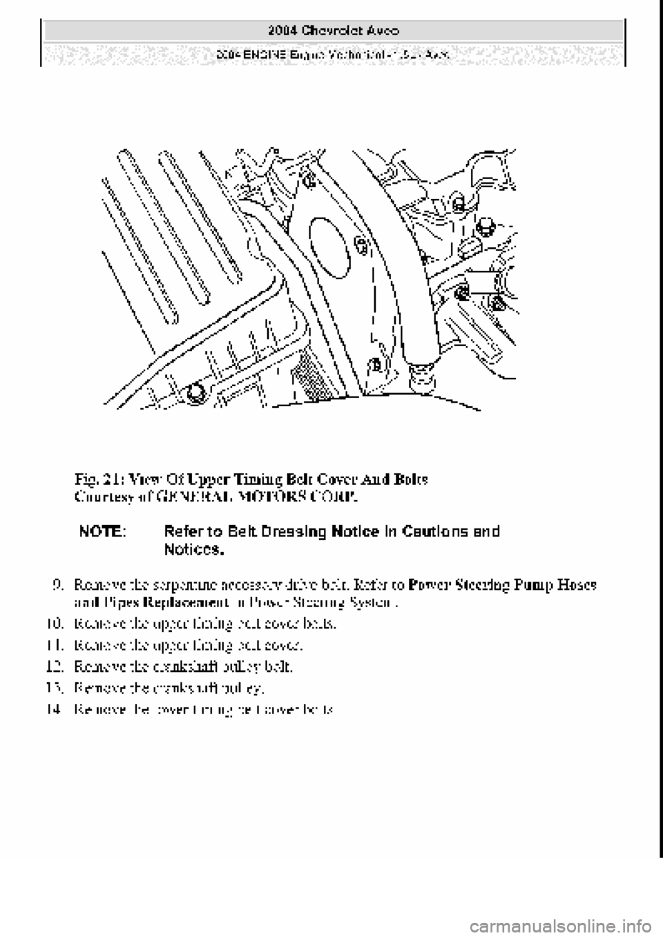 CHEVROLET AVEO 2002 Service Repair Manual CHEVROLET AVEO 2002 Service Repair Manual
