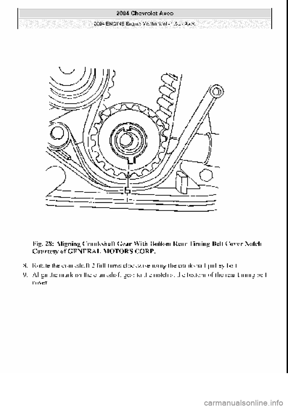 CHEVROLET AVEO 2002 Service Repair Manual CHEVROLET AVEO 2002 Service Repair Manual