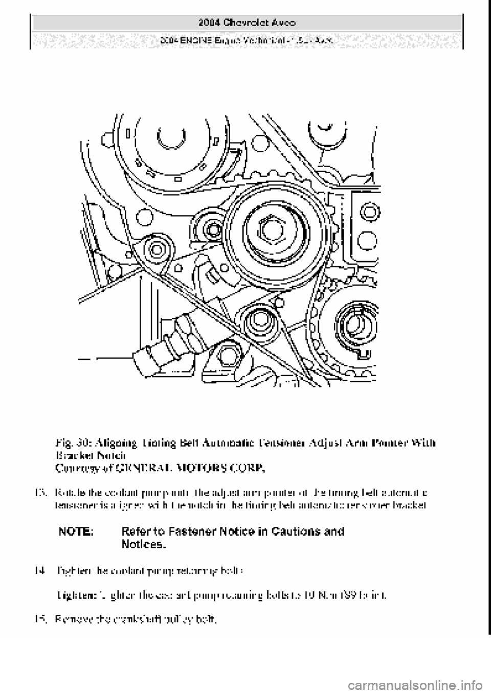 CHEVROLET AVEO 2002 Service Repair Manual CHEVROLET AVEO 2002 Service Repair Manual