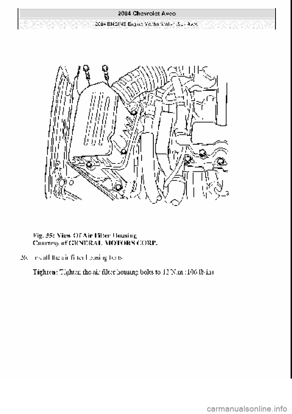 CHEVROLET AVEO 2002 Service Repair Manual CHEVROLET AVEO 2002 Service Repair Manual
