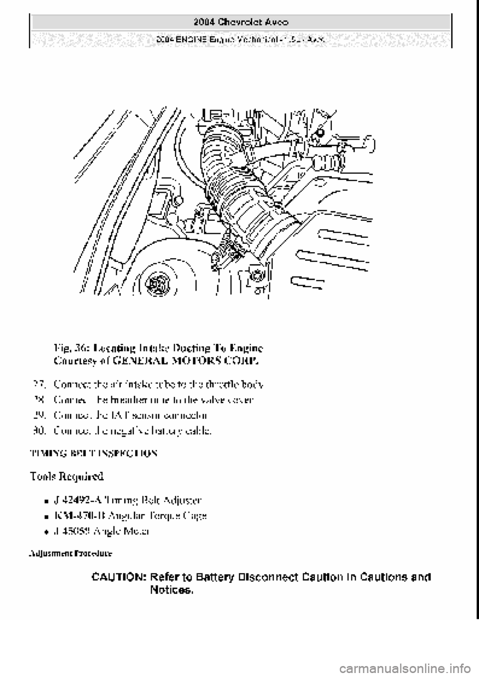CHEVROLET AVEO 2002 Service Repair Manual CHEVROLET AVEO 2002 Service Repair Manual
