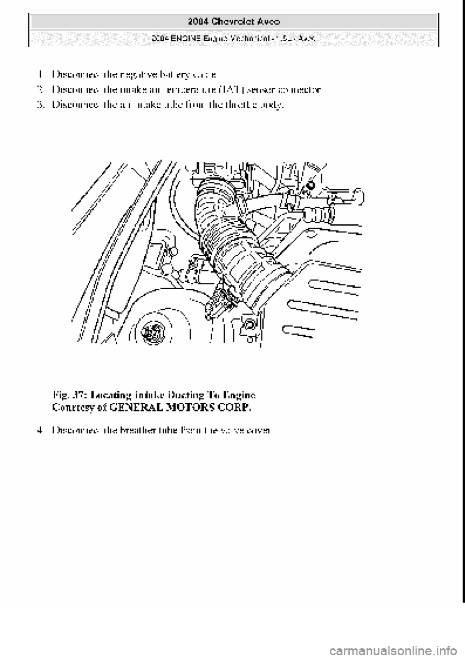 CHEVROLET AVEO 2002 Service Repair Manual CHEVROLET AVEO 2002 Service Repair Manual