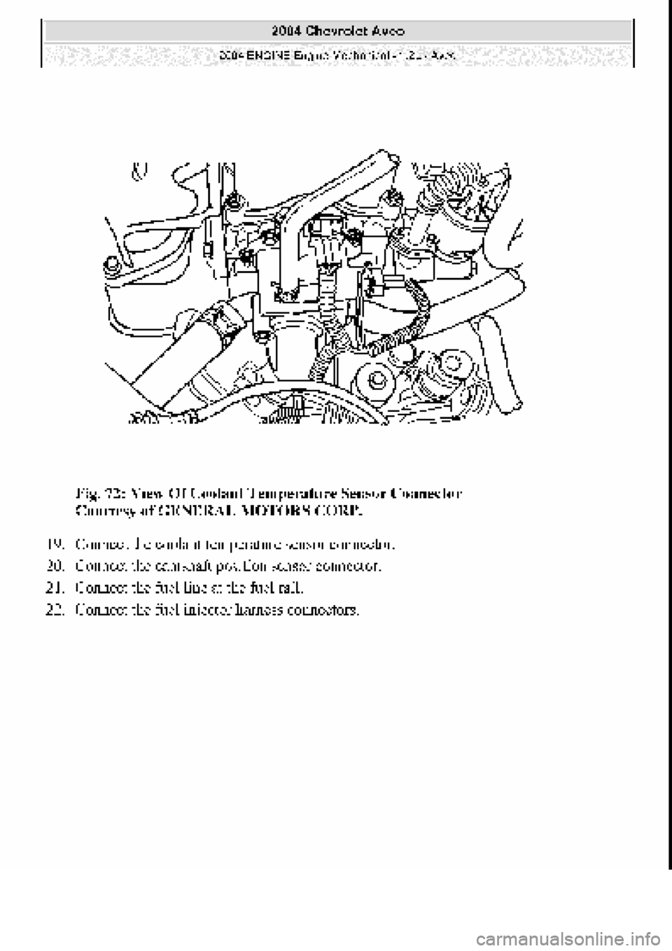 CHEVROLET AVEO 2002 Service Manual Online CHEVROLET AVEO 2002 Service Manual Online