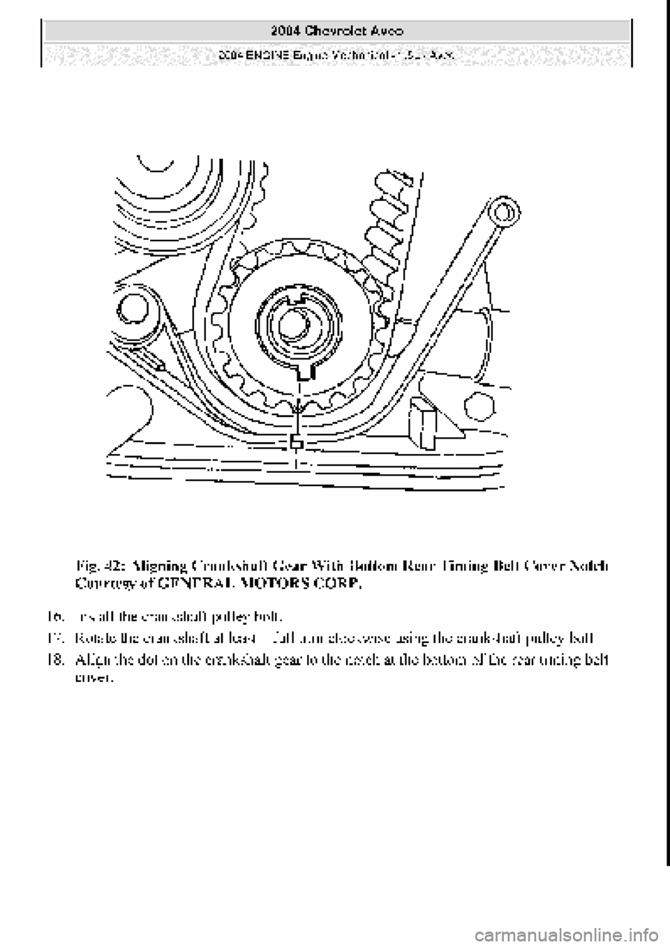 CHEVROLET AVEO 2002 Service Repair Manual CHEVROLET AVEO 2002 Service Repair Manual