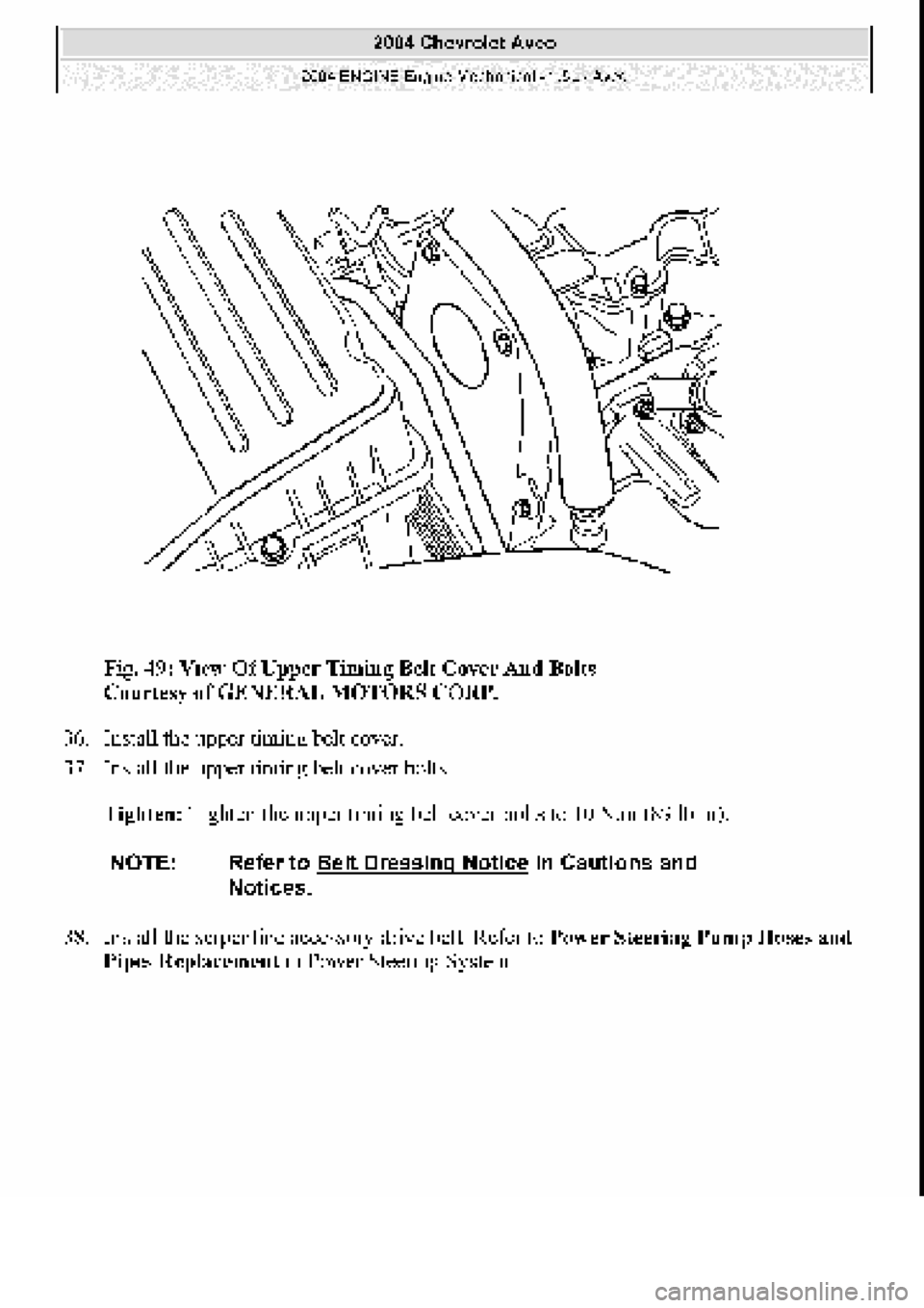 CHEVROLET AVEO 2002 Service Repair Manual CHEVROLET AVEO 2002 Service Repair Manual