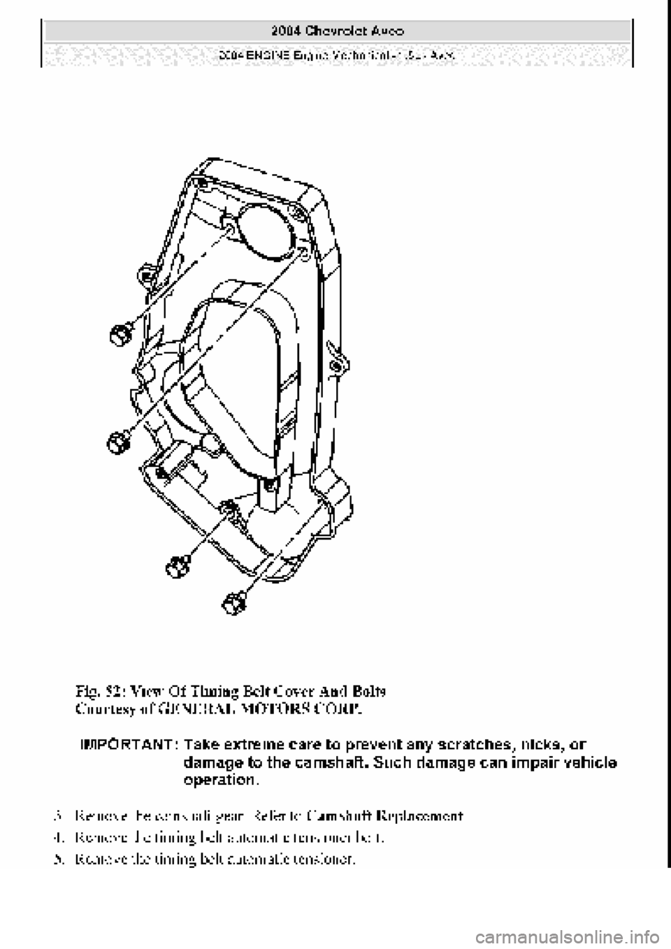 CHEVROLET AVEO 2002 Service Repair Manual CHEVROLET AVEO 2002 Service Repair Manual
