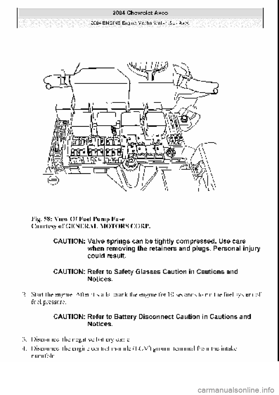 CHEVROLET AVEO 2002 Service Repair Manual CHEVROLET AVEO 2002 Service Repair Manual