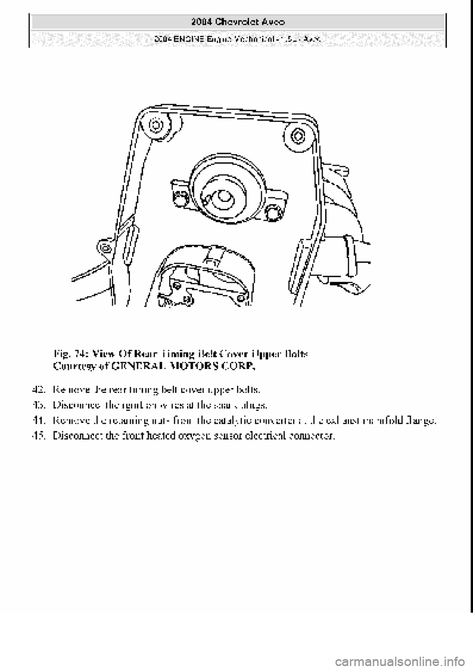 CHEVROLET AVEO 2002 Service Repair Manual CHEVROLET AVEO 2002 Service Repair Manual