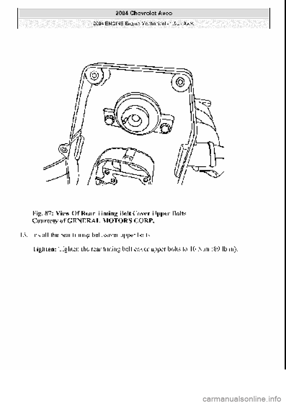 CHEVROLET AVEO 2002 Service Repair Manual CHEVROLET AVEO 2002 Service Repair Manual