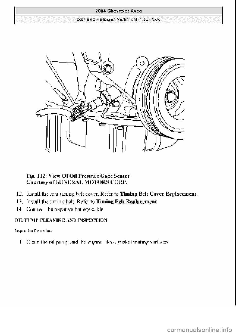 CHEVROLET AVEO 2002 Service Repair Manual CHEVROLET AVEO 2002 Service Repair Manual