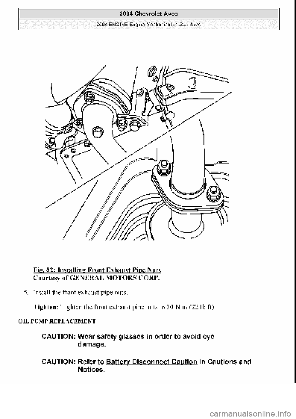 CHEVROLET AVEO 2002 Service Owners Manual CHEVROLET AVEO 2002 Service Owners Manual