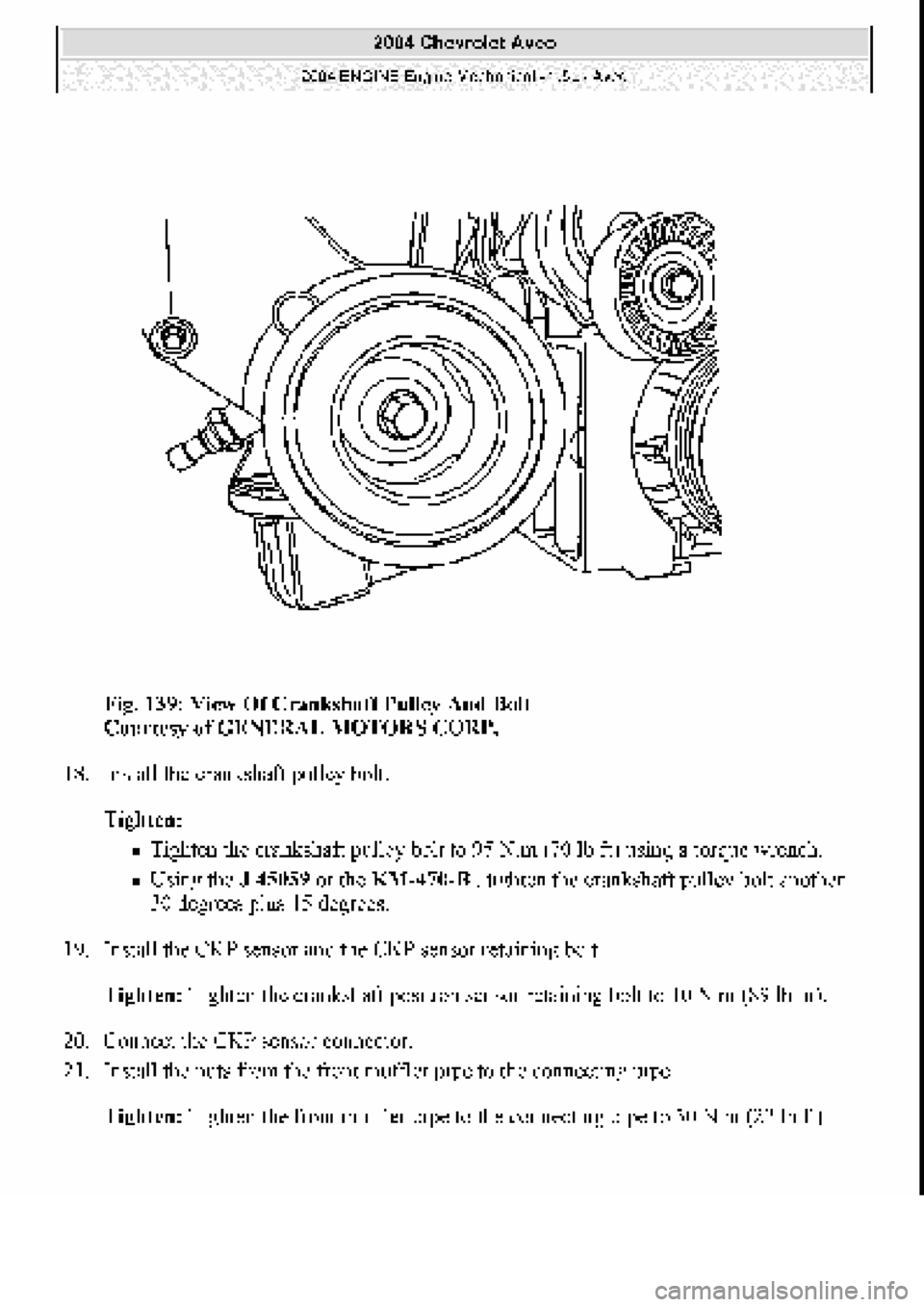 CHEVROLET AVEO 2002  Service Repair Manual 