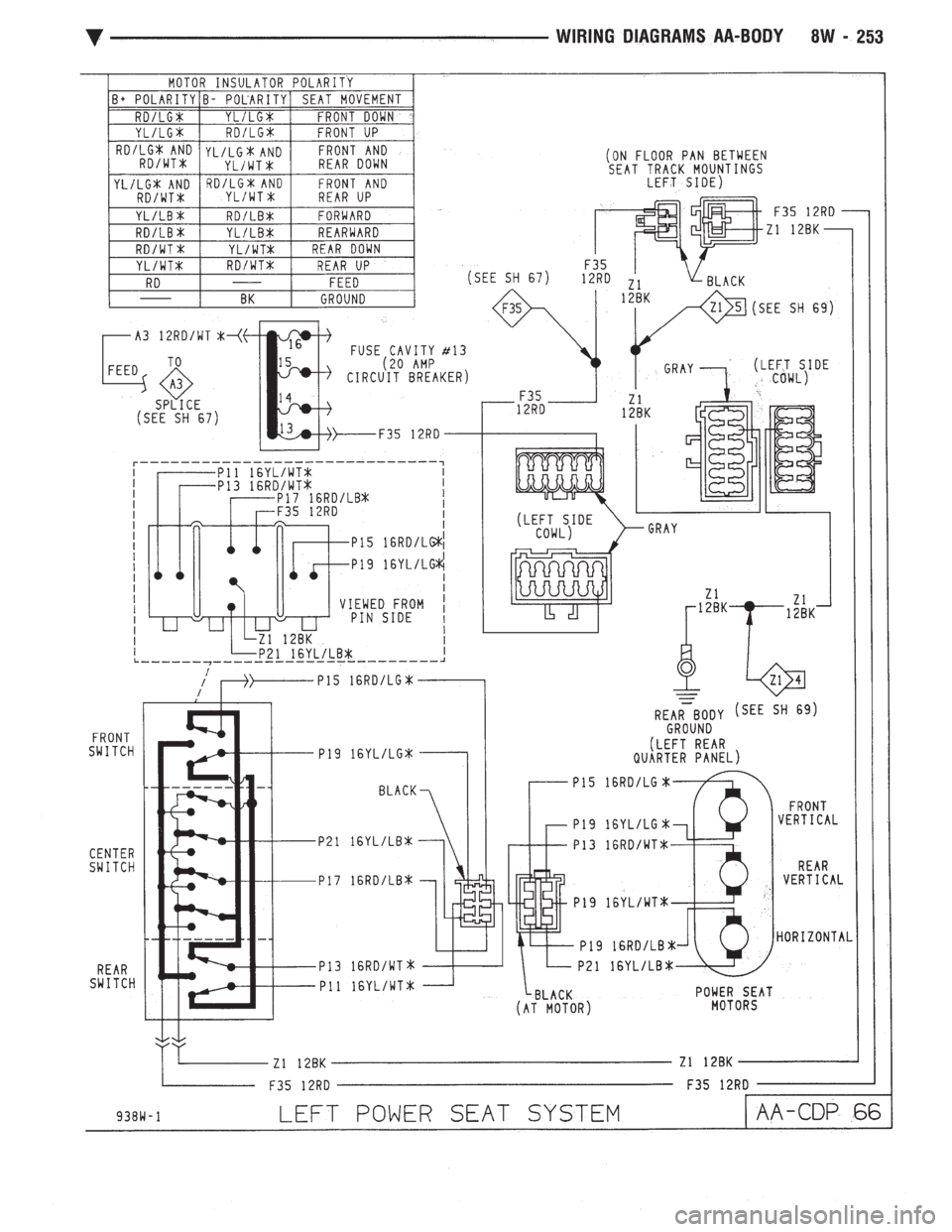 CHEVROLET DYNASTY 1993 Service Manual CHEVROLET DYNASTY 1993 Service Manual