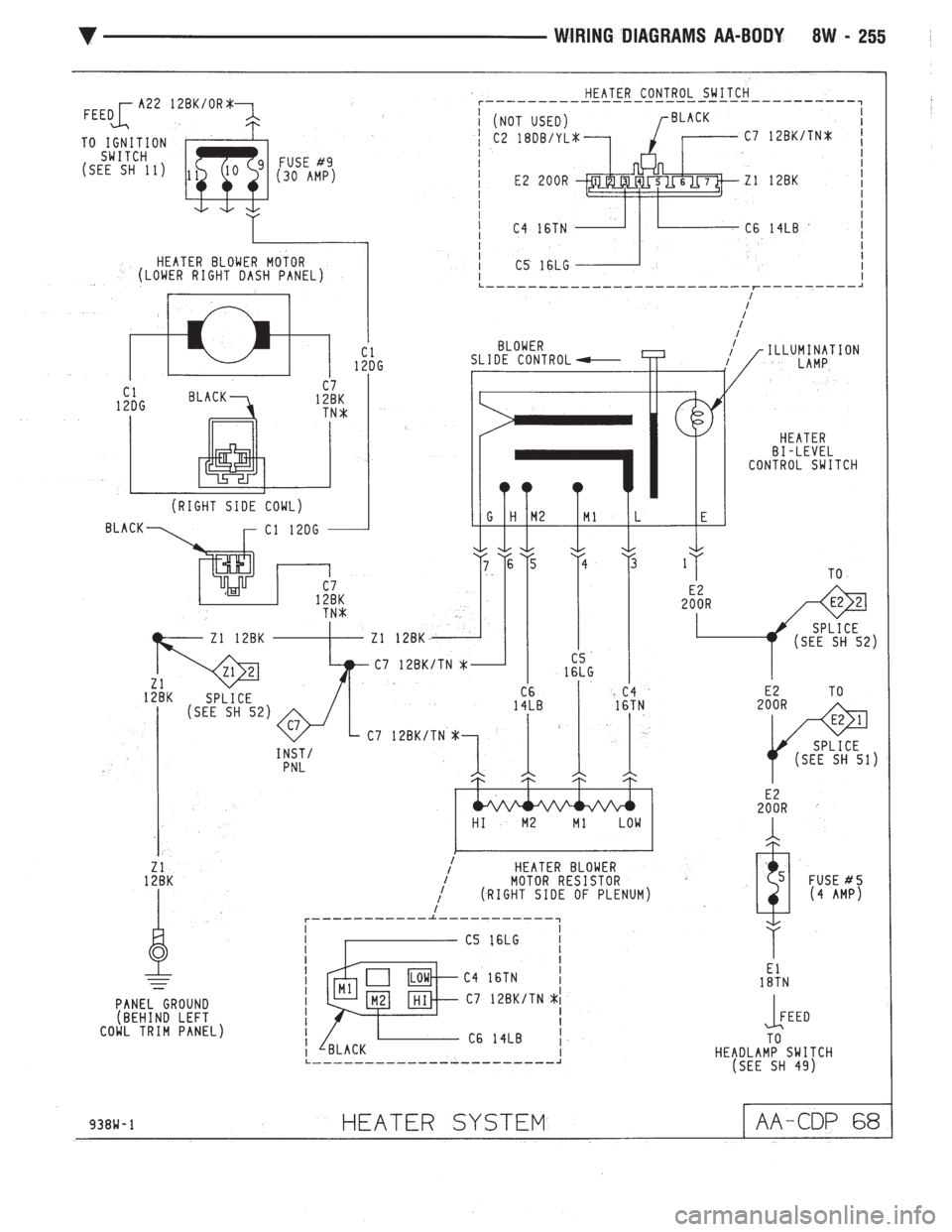 CHEVROLET DYNASTY 1993 Service Manual CHEVROLET DYNASTY 1993 Service Manual