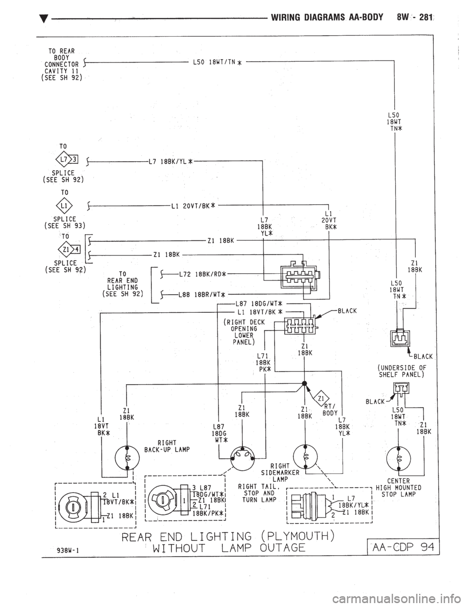 CHEVROLET DYNASTY 1993 Service Manual CHEVROLET DYNASTY 1993 Service Manual