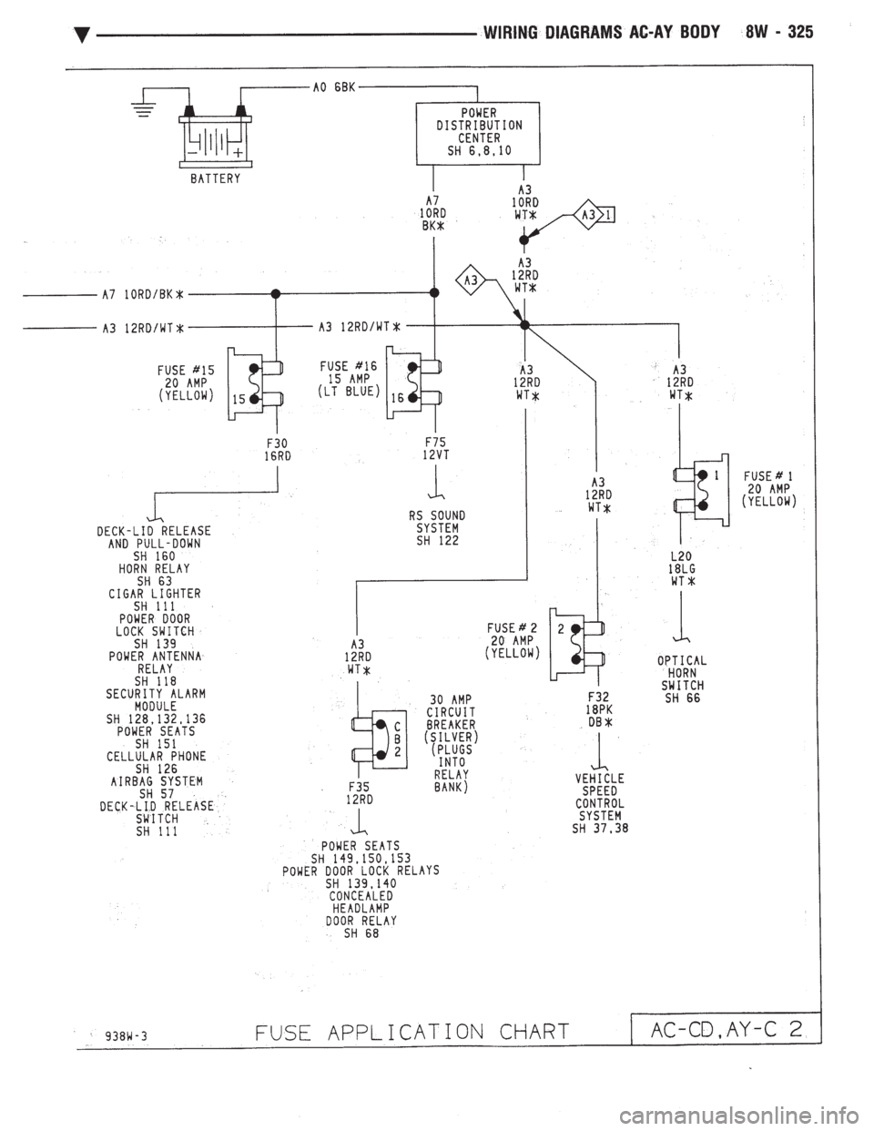 CHEVROLET DYNASTY 1993  Service Manual 