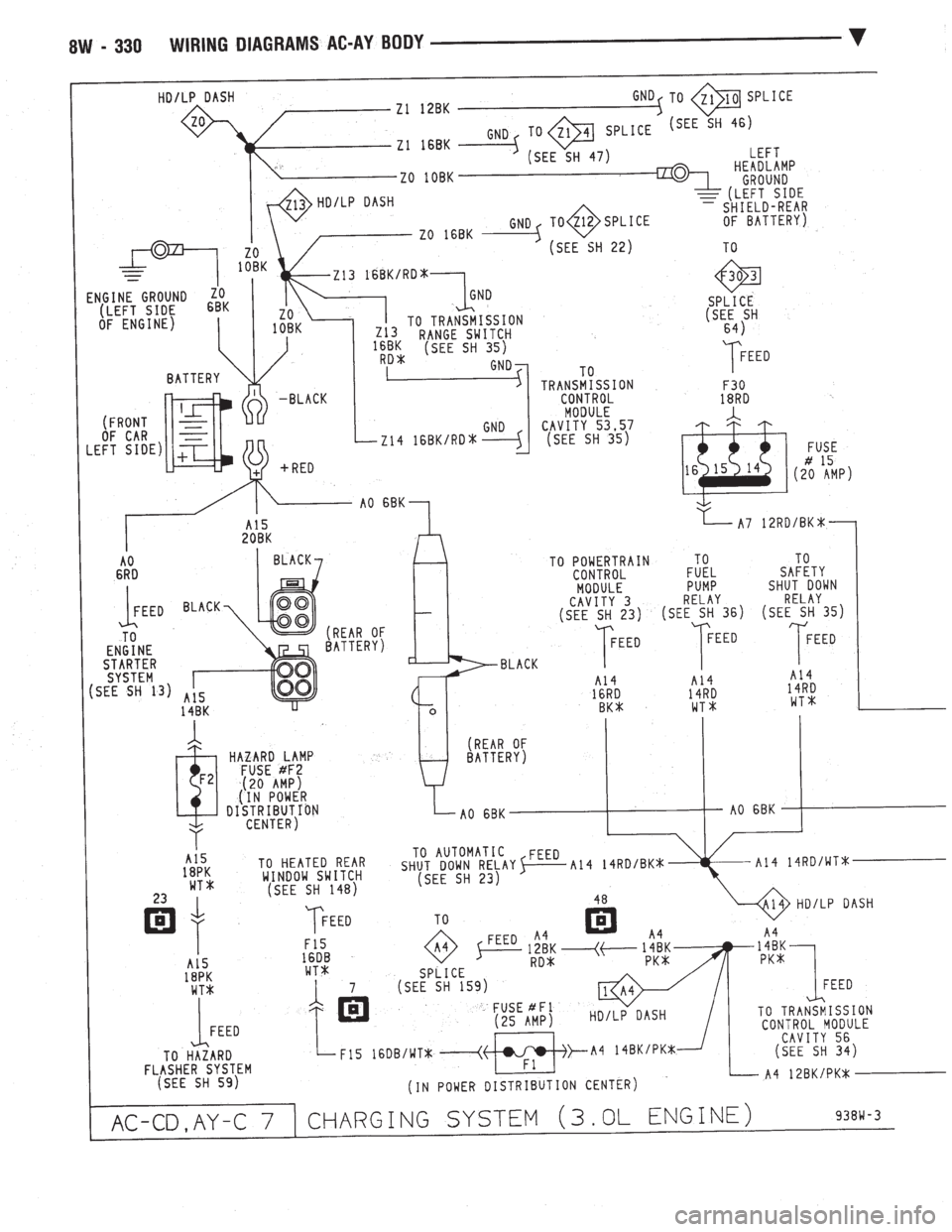 CHEVROLET DYNASTY 1993  Service Manual 