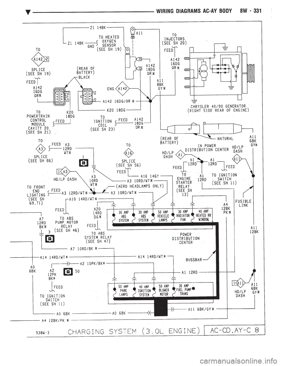 CHEVROLET DYNASTY 1993 Service Manual CHEVROLET DYNASTY 1993 Service Manual