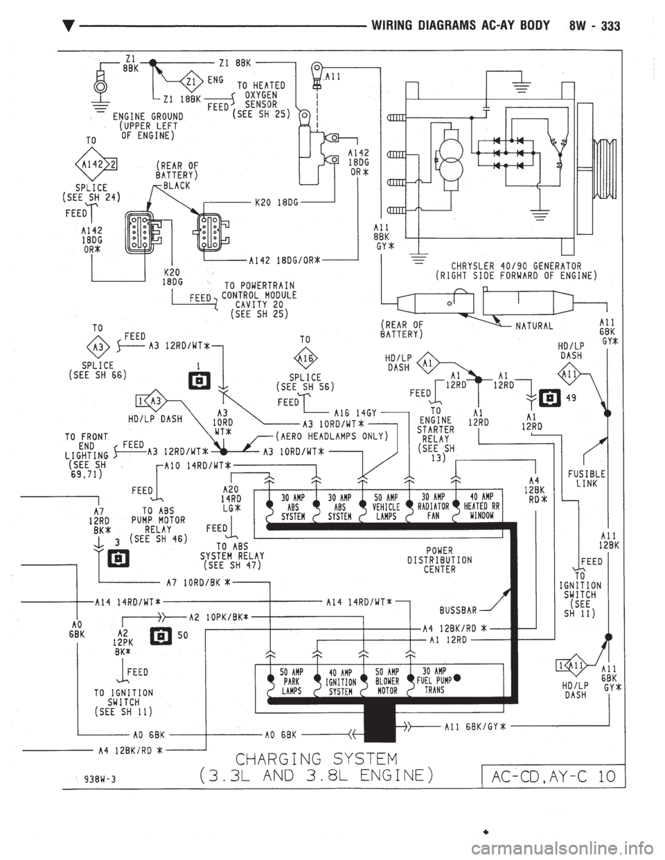 CHEVROLET DYNASTY 1993 Service Manual CHEVROLET DYNASTY 1993 Service Manual