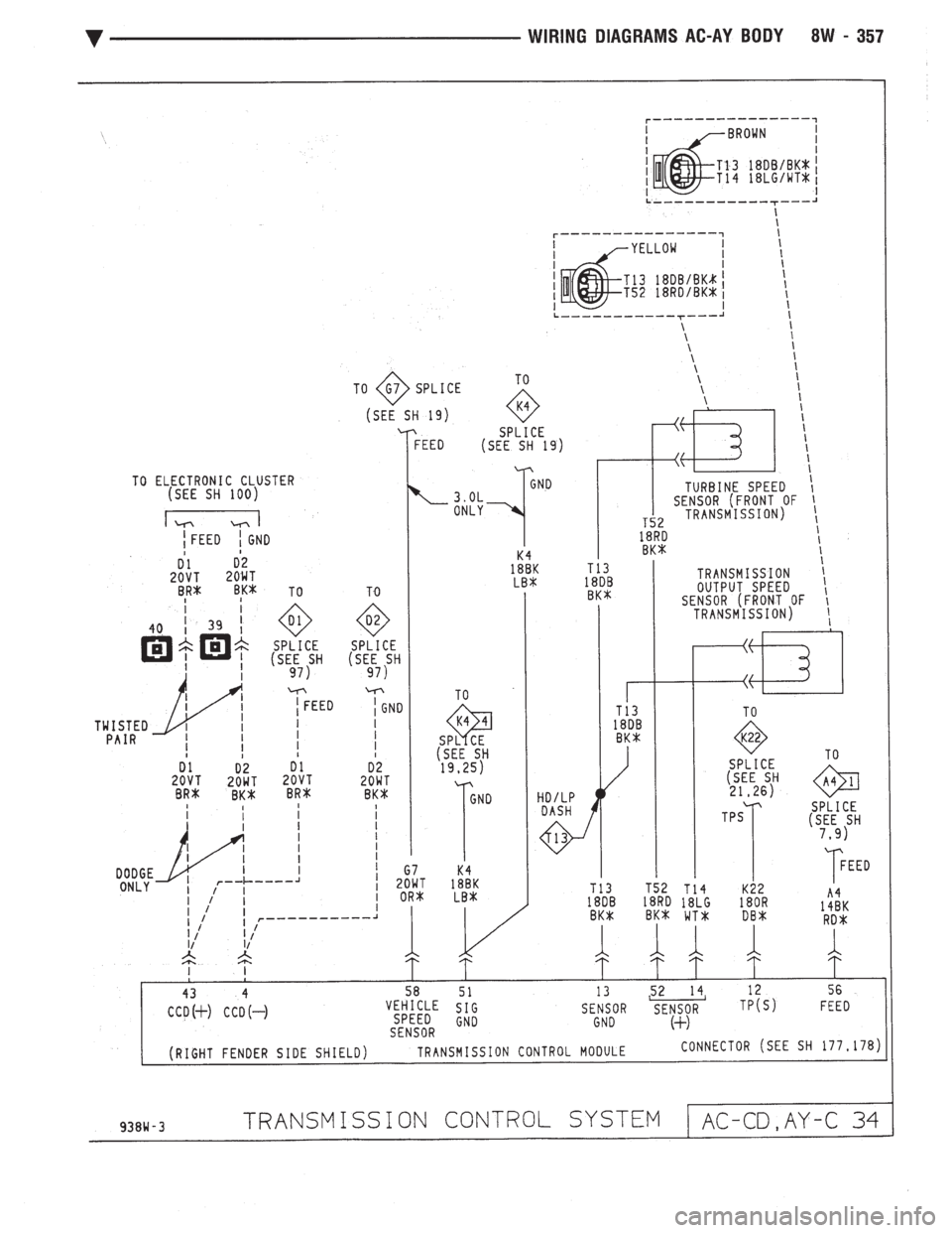 CHEVROLET DYNASTY 1993 Service Manual CHEVROLET DYNASTY 1993 Service Manual