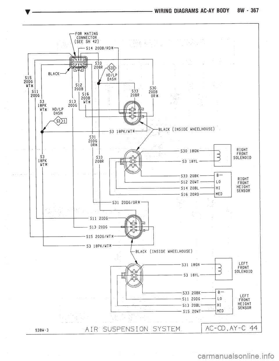 CHEVROLET DYNASTY 1993 Service Manual CHEVROLET DYNASTY 1993 Service Manual