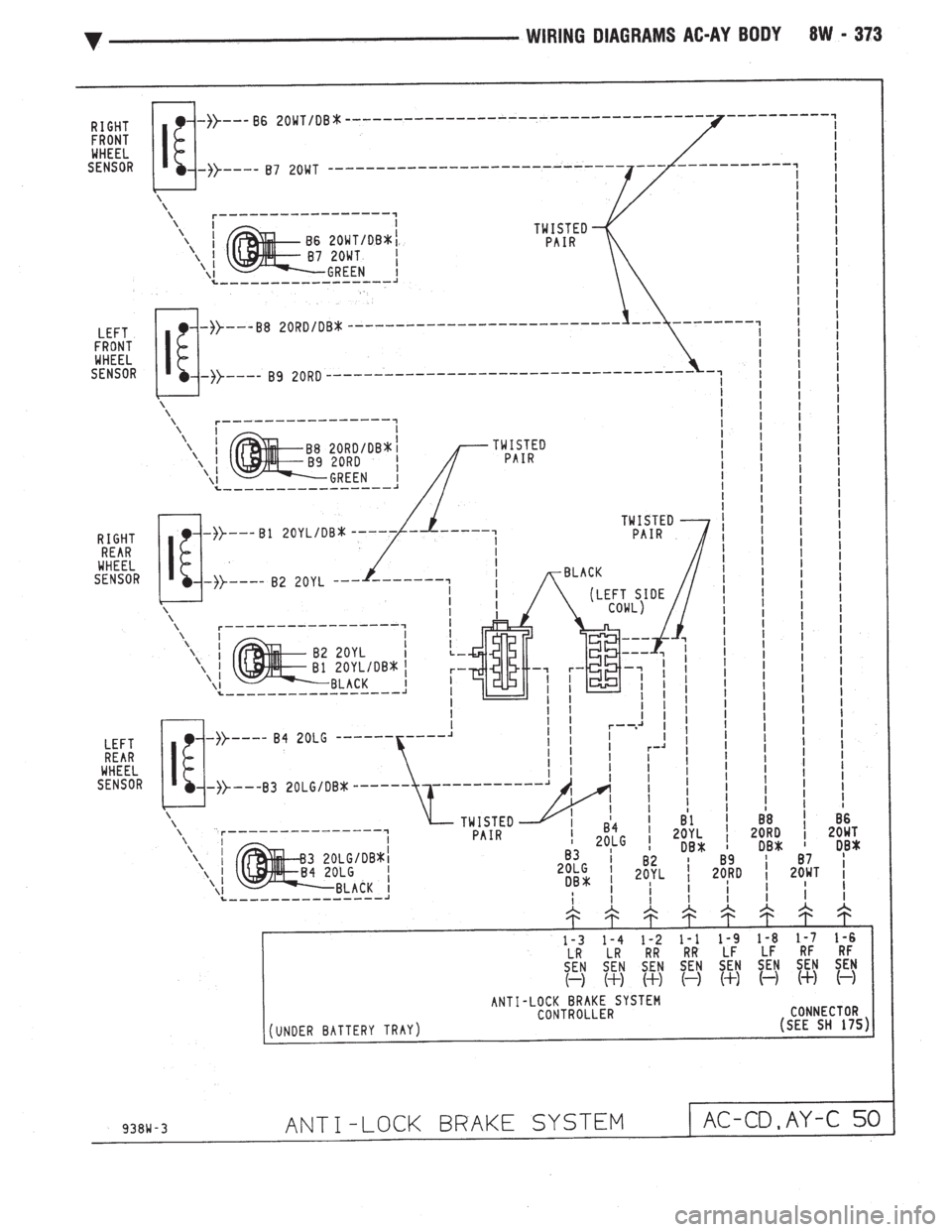CHEVROLET DYNASTY 1993 Service Manual CHEVROLET DYNASTY 1993 Service Manual