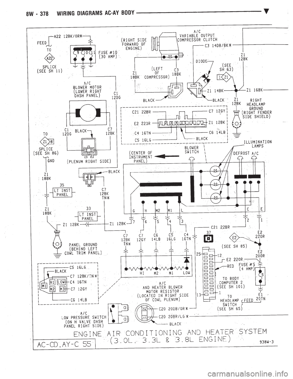 CHEVROLET DYNASTY 1993 Service Manual CHEVROLET DYNASTY 1993 Service Manual