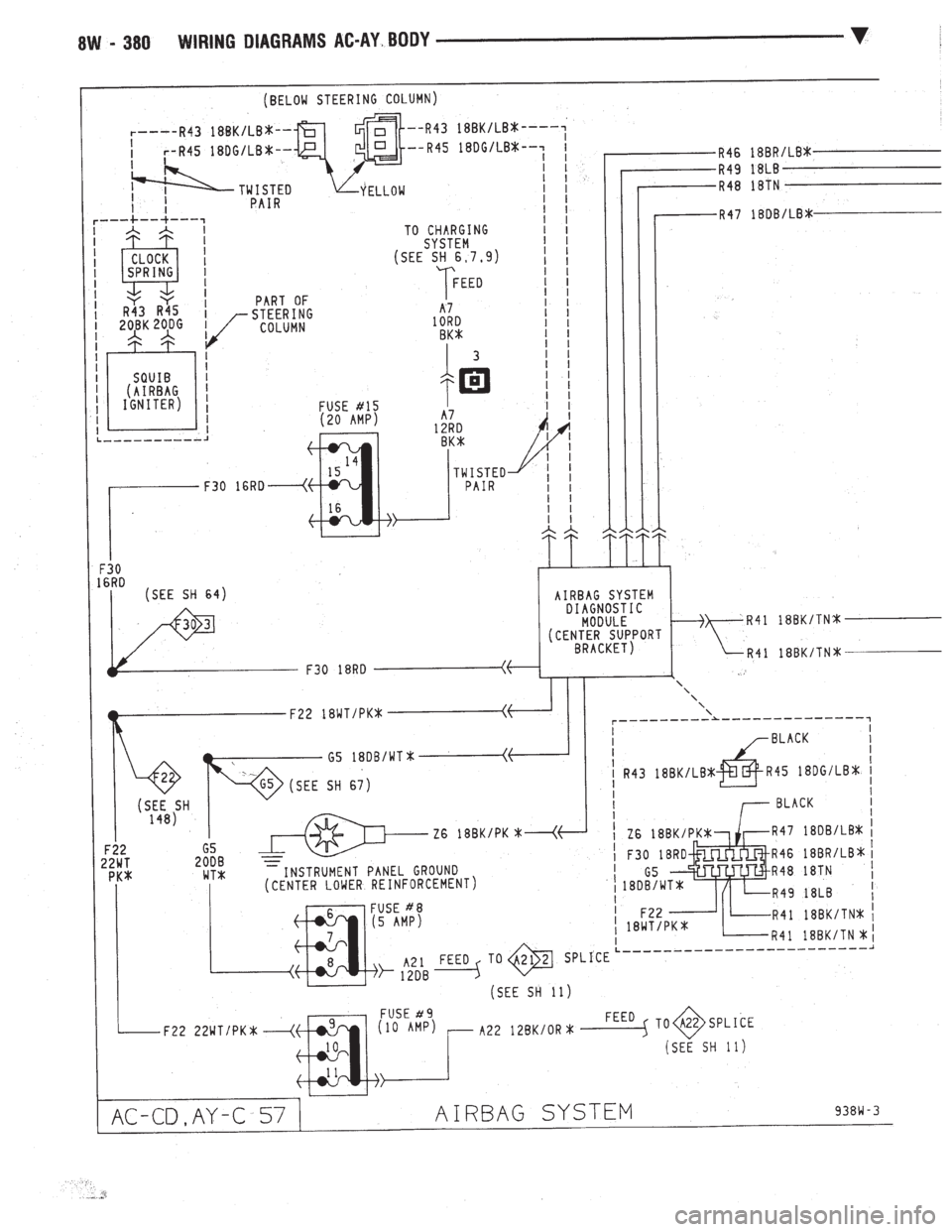 CHEVROLET DYNASTY 1993 Service Manual CHEVROLET DYNASTY 1993 Service Manual
