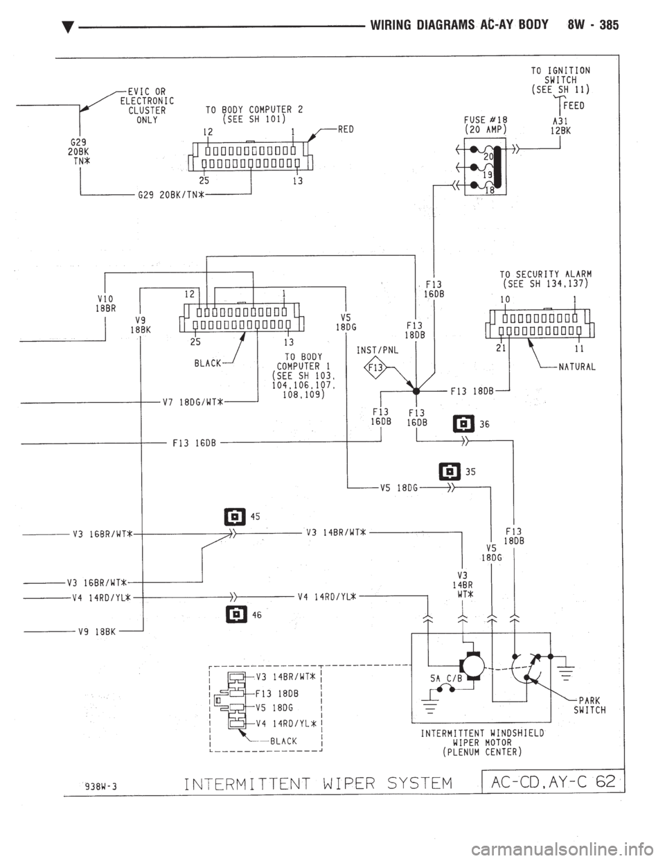 CHEVROLET DYNASTY 1993 Service Manual CHEVROLET DYNASTY 1993 Service Manual