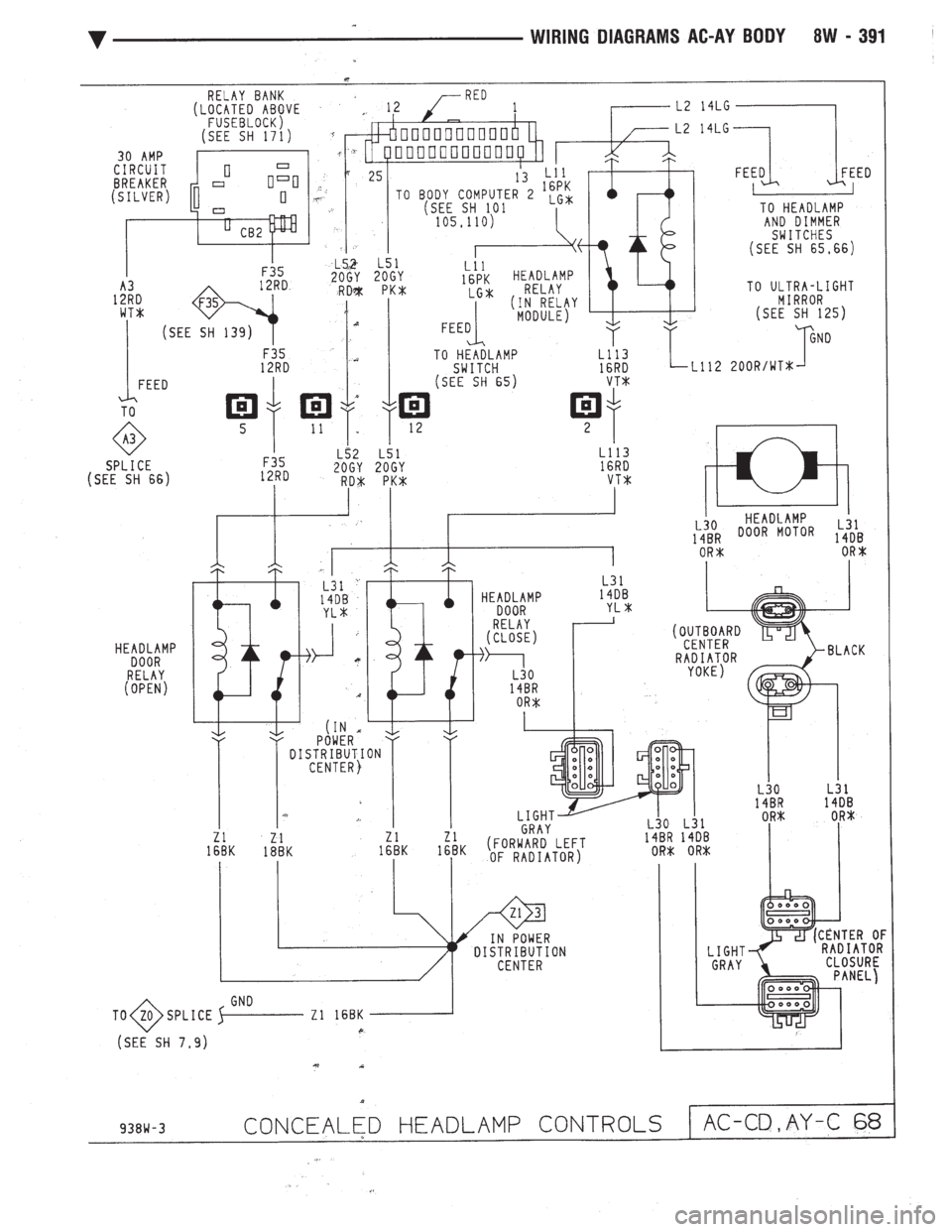 CHEVROLET DYNASTY 1993  Service Manual 