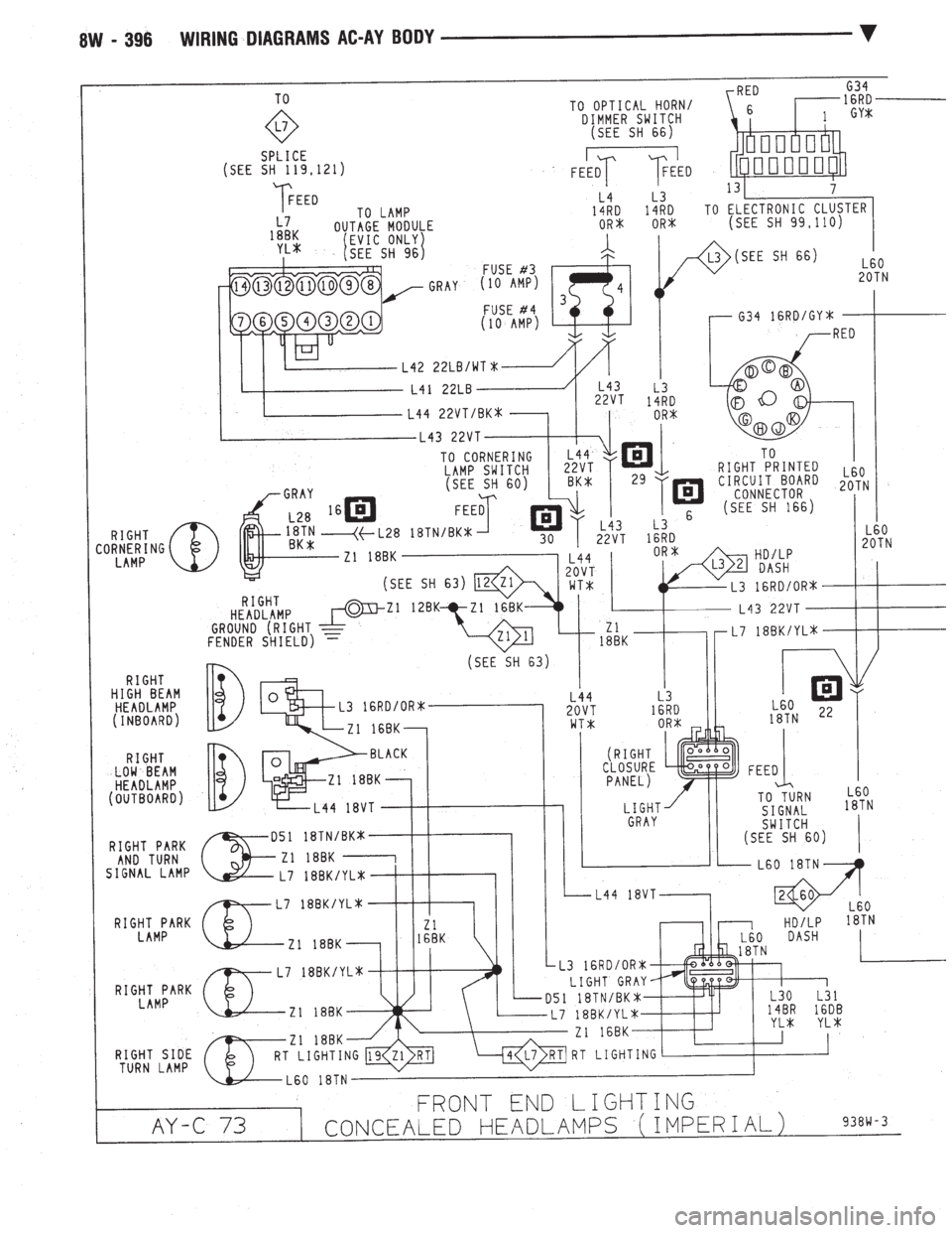 CHEVROLET DYNASTY 1993  Service Manual 