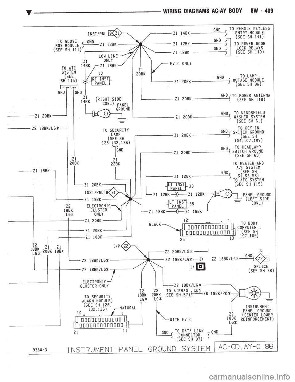 CHEVROLET DYNASTY 1993 Service Manual CHEVROLET DYNASTY 1993 Service Manual