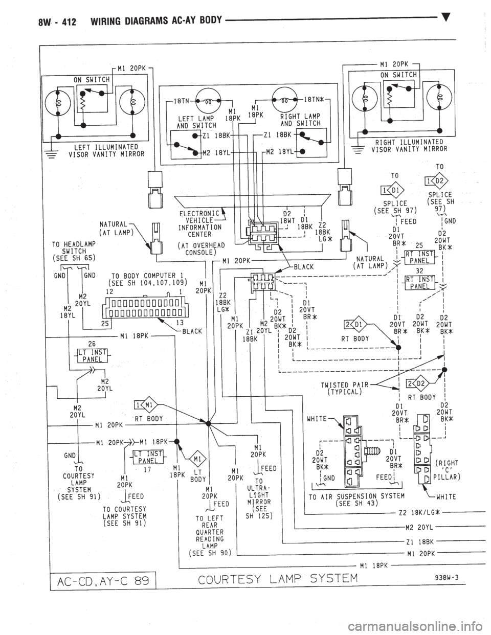 CHEVROLET DYNASTY 1993  Service Manual 