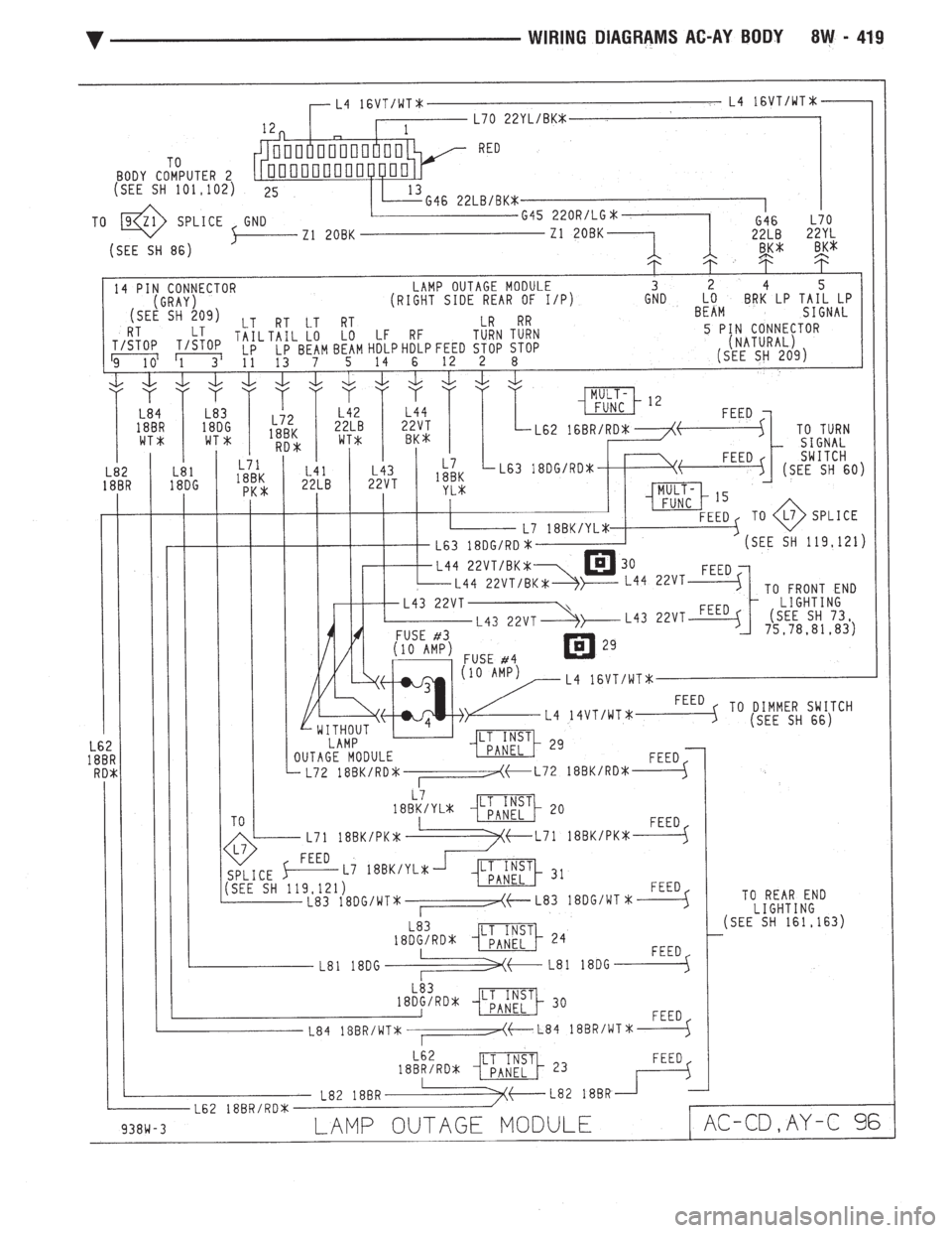 CHEVROLET DYNASTY 1993  Service Manual 