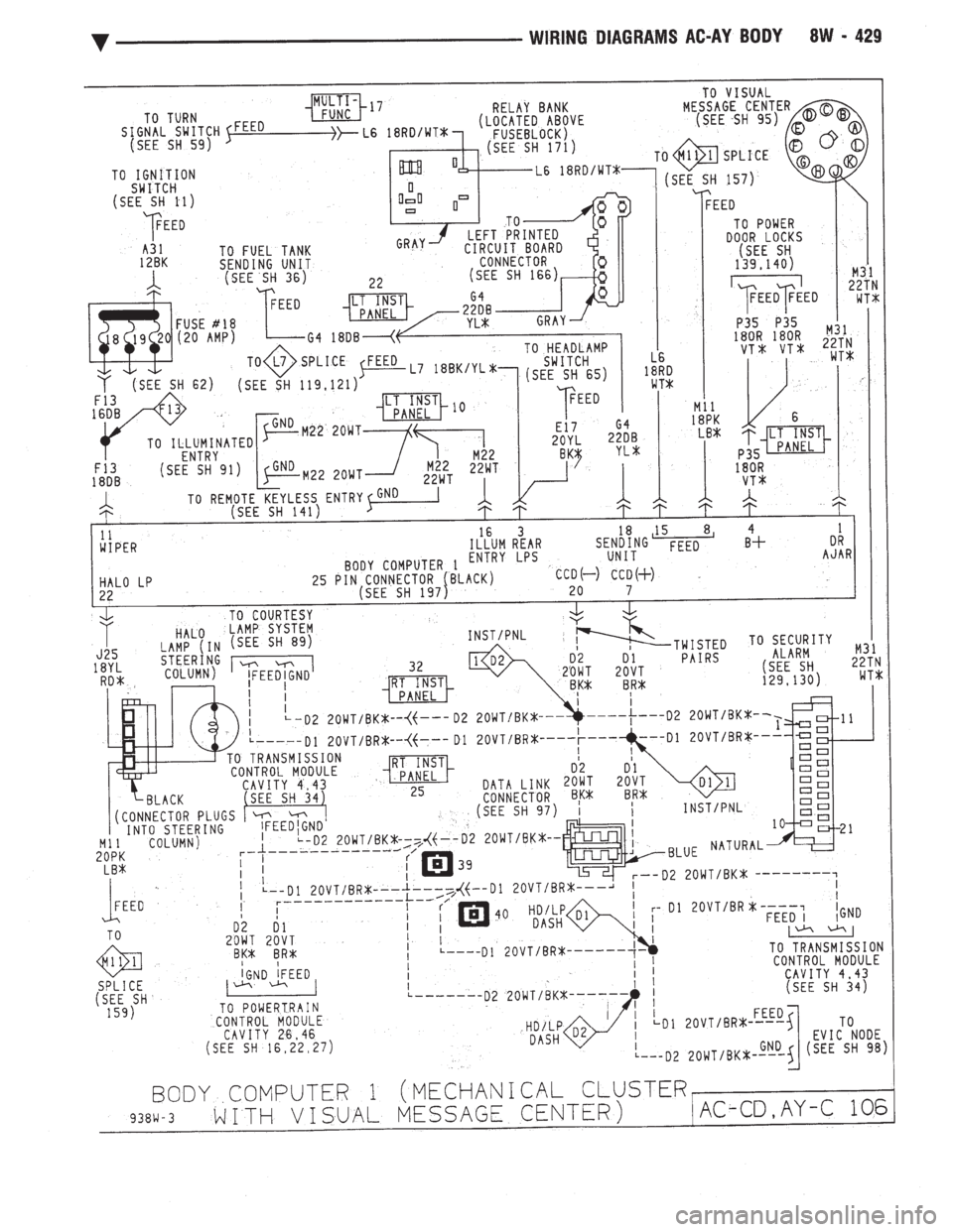 CHEVROLET DYNASTY 1993  Service Manual 