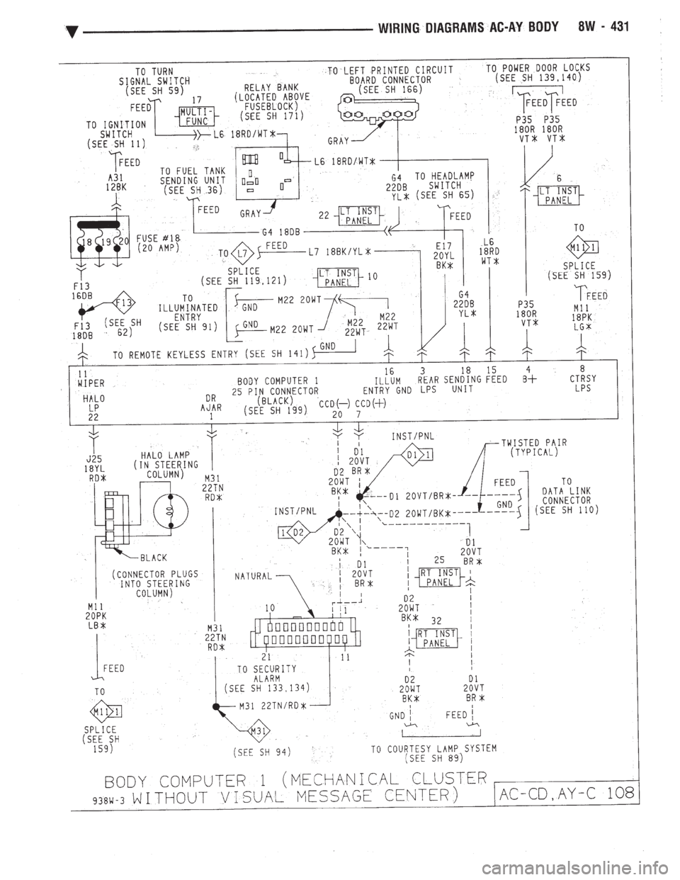 CHEVROLET DYNASTY 1993  Service Manual 