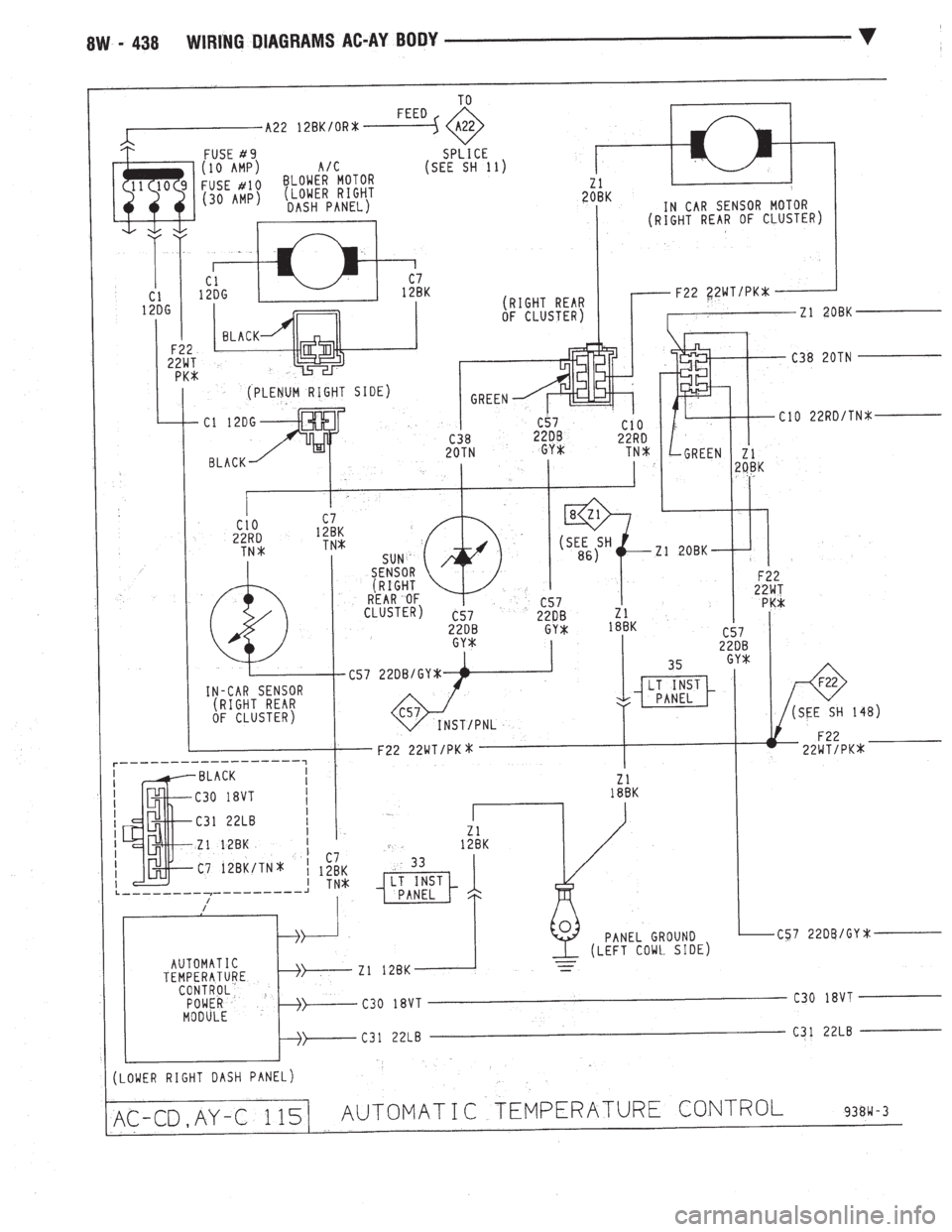 CHEVROLET DYNASTY 1993  Service Manual 