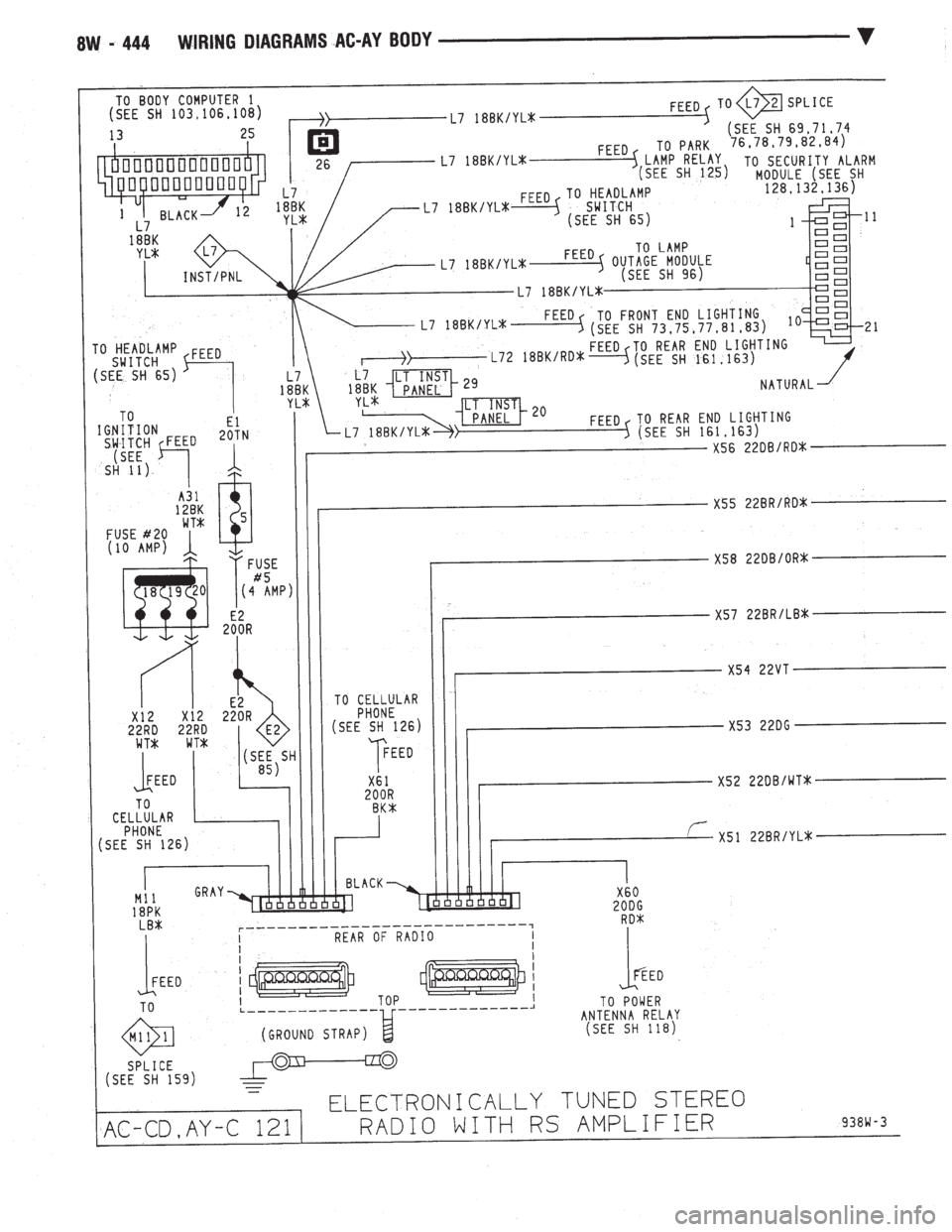 CHEVROLET DYNASTY 1993  Service Manual 