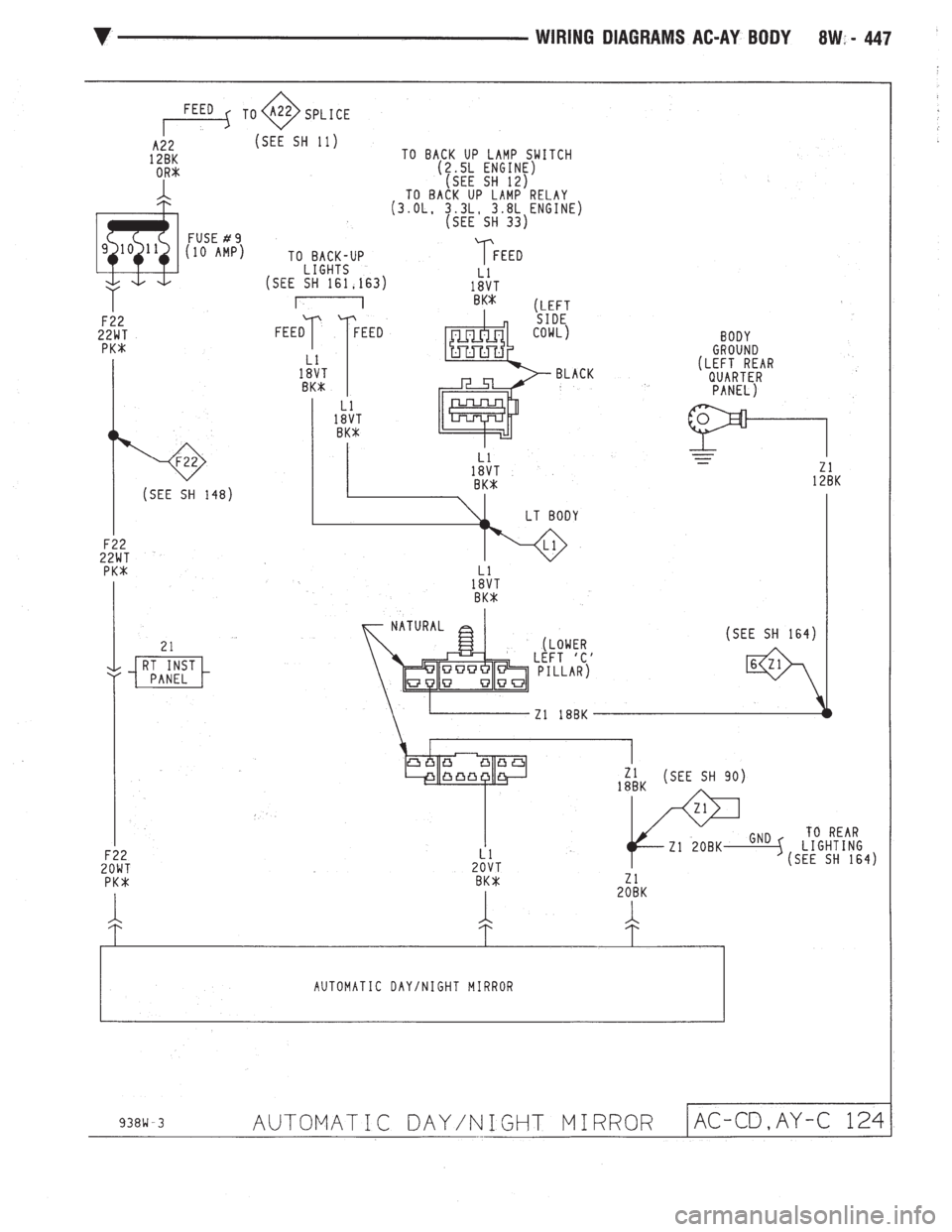 CHEVROLET DYNASTY 1993  Service Manual 