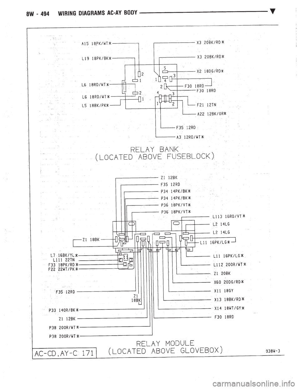 CHEVROLET DYNASTY 1993  Service Manual 