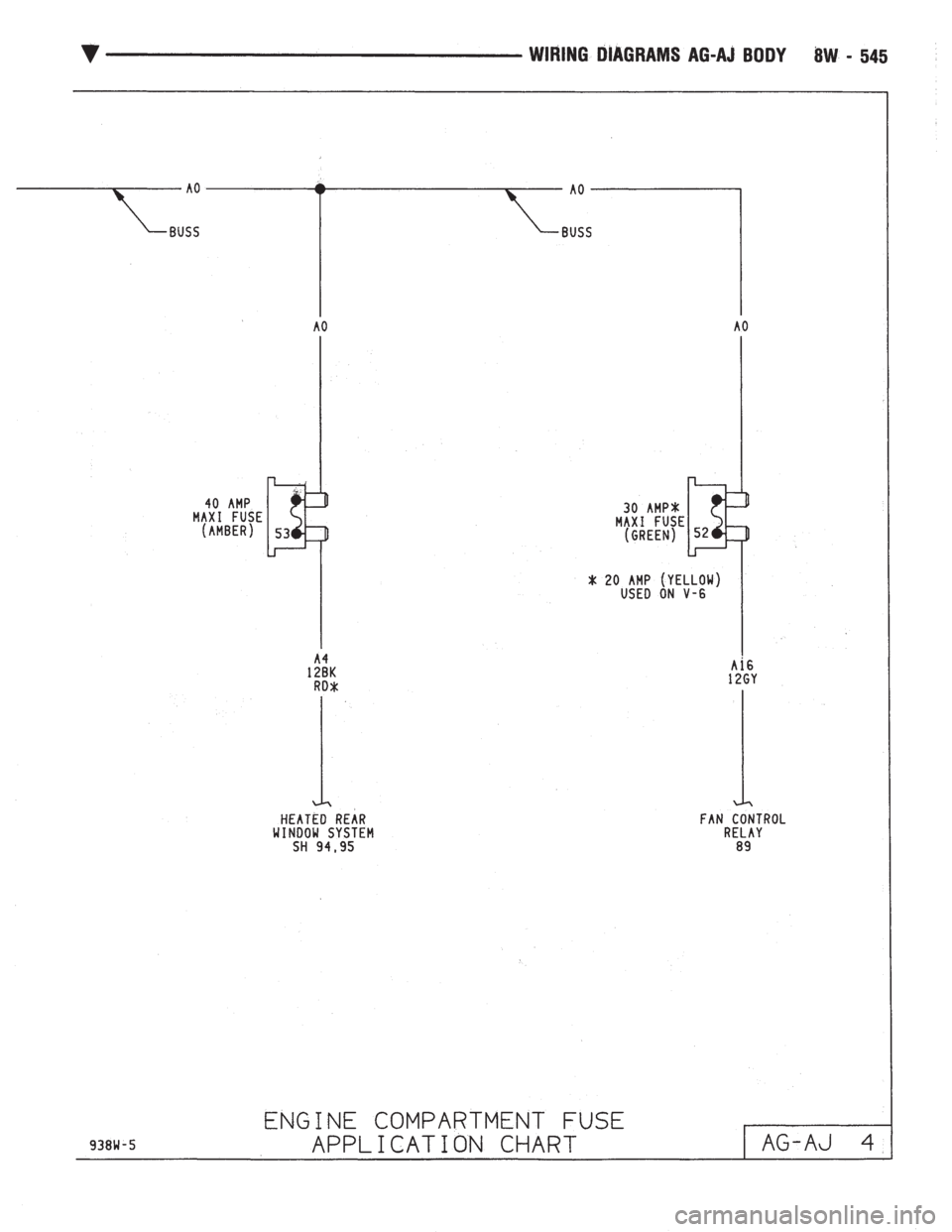 CHEVROLET DYNASTY 1993  Service Manual 