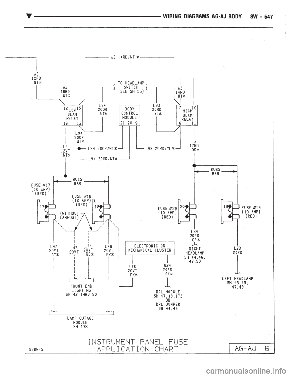 CHEVROLET DYNASTY 1993  Service Manual 