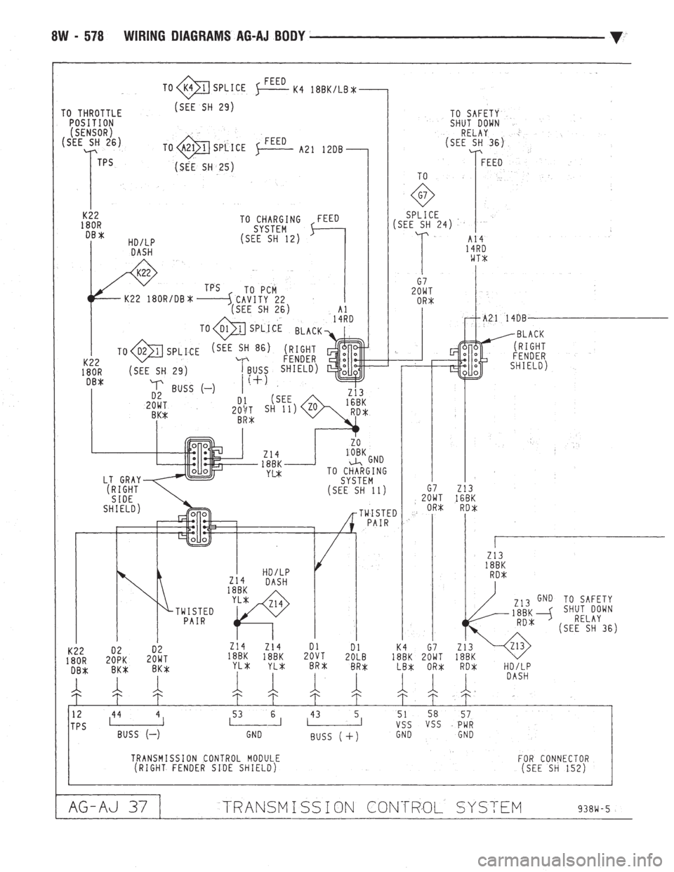 CHEVROLET DYNASTY 1993  Service Manual 