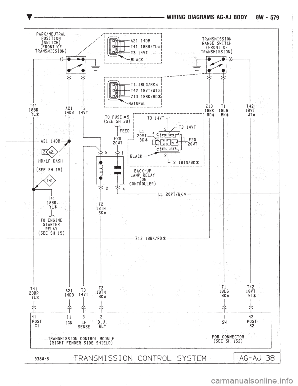 CHEVROLET DYNASTY 1993  Service Manual 