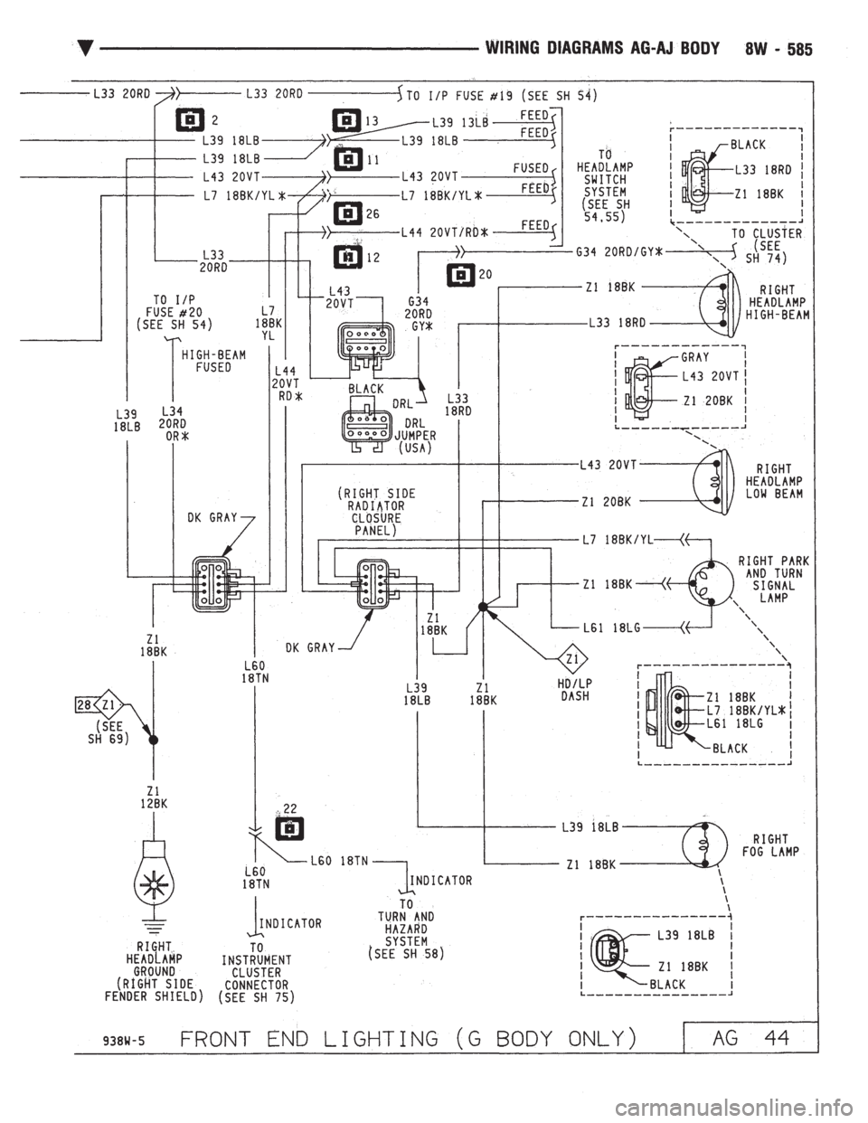 CHEVROLET DYNASTY 1993 Service Manual CHEVROLET DYNASTY 1993 Service Manual