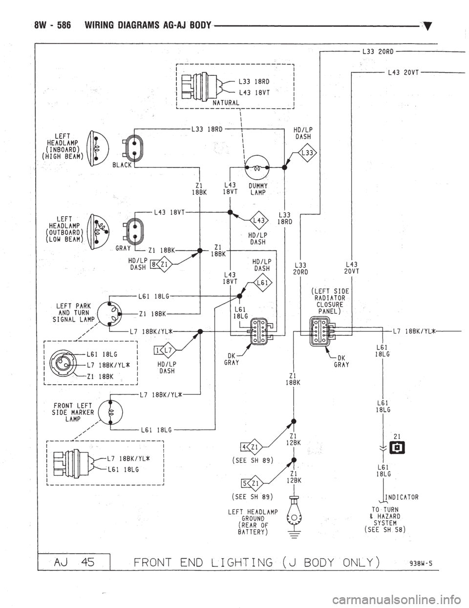 CHEVROLET DYNASTY 1993 Service Manual CHEVROLET DYNASTY 1993 Service Manual