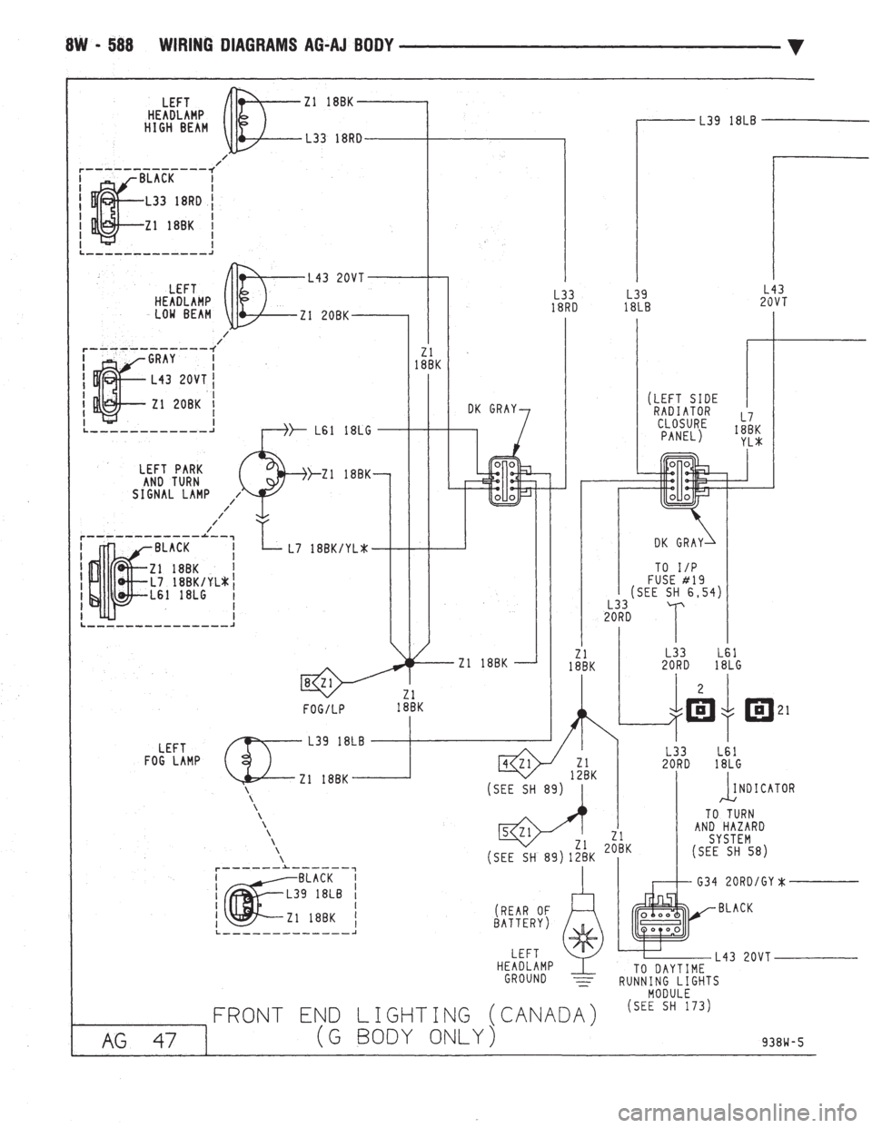 CHEVROLET DYNASTY 1993 Service Manual CHEVROLET DYNASTY 1993 Service Manual